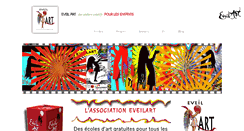 Desktop Screenshot of eveilart.com